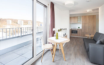 [Translate to Englisch:] Penthouse Apartment Urban Living Berlin